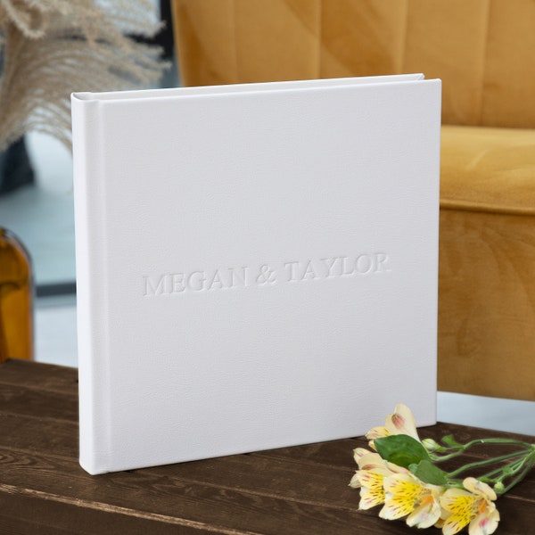 Luxury Wedding Layflat Photo Album, Bespoke Flush Mount Album, Photos Printed Directly on Ultra Thick Album Pages, Custom Designing Included