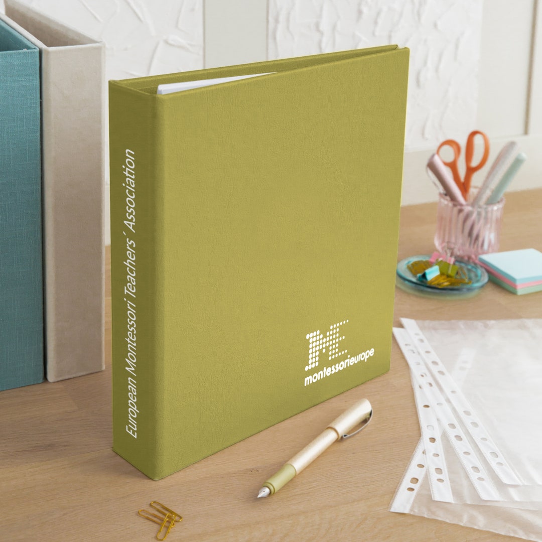 Ring Binder With 234 Rings, Personalized Ring Binder Portfolio, Hard