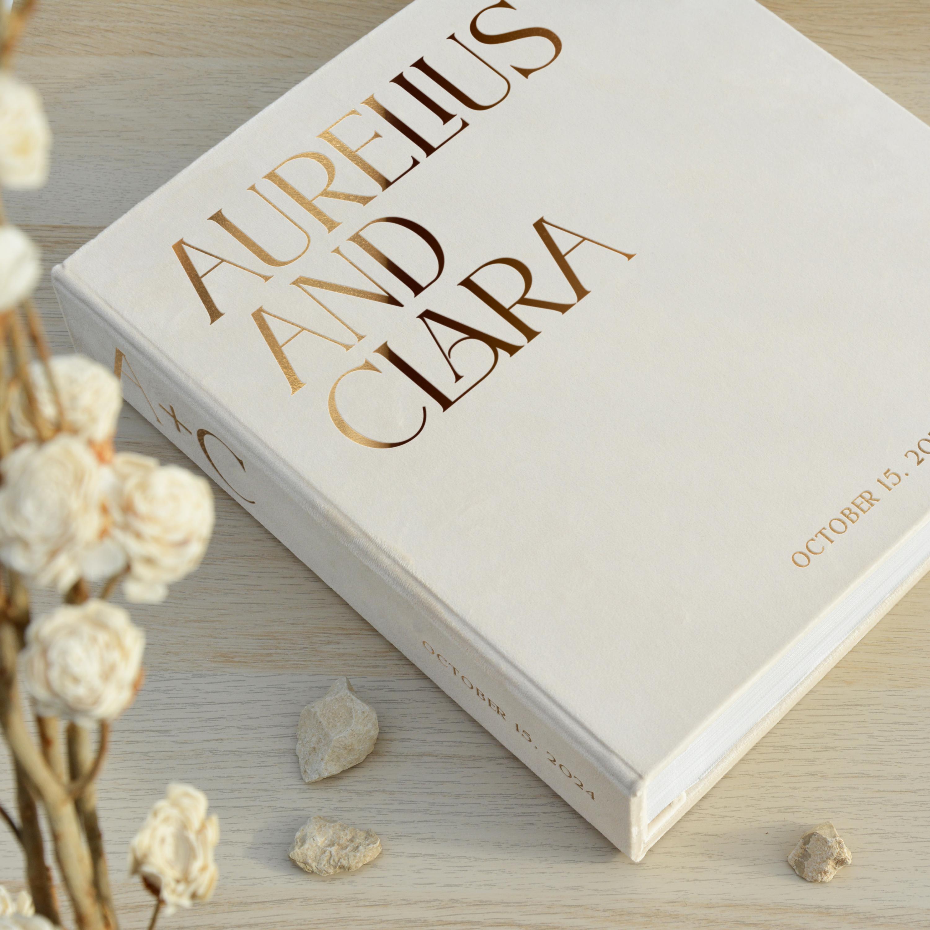 Wedding Slip-In Photo Album for 100-1000 4x6" Photos | Custom Book With Sleeves for 10x15cm Pictures | Personalized Wedding Anniversary Gift