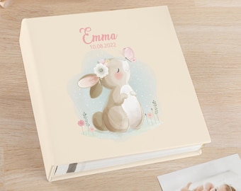 Self-adhesive Baby Photo Album, Baby Memory Book, Printed Baby Boy Scrapbook Album, Personalized Baby Girl Photo Album