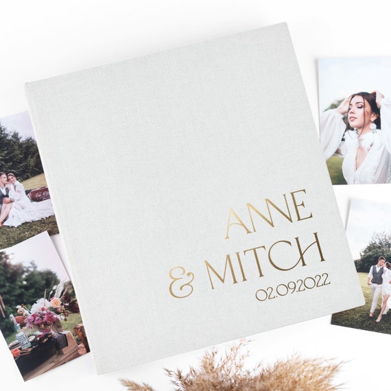 Wedding Photo Album With Sleeves for 4x6 Photos, Large Velvet Slip in Photo  Album for up to 1000 Photos 