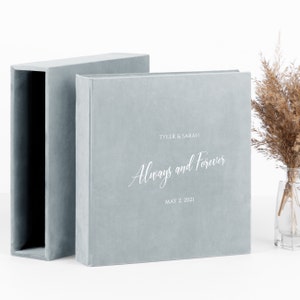 Photo Album With Sleeves for 40-400 4x6" Photos, Wedding Anniversary Book for 10x15cm Photos, Personalized Slip In Photo Album by Arcoalbum