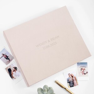 Wedding Guest Book Alternative, Personalized Instax Mini Album, Wedding Photo Album for all Size Photos, Photo Booth Book for 2x6 4x6 Photos