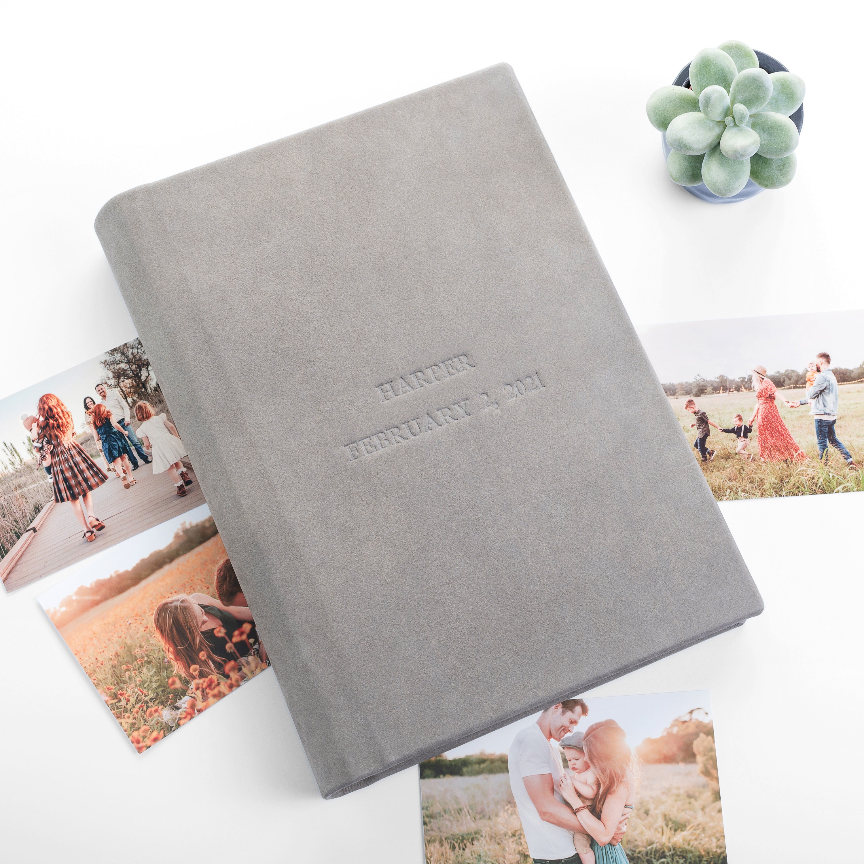 Leren fotoalbum met striksluiting | Luxe album voor fotografen – Yellow Rebel