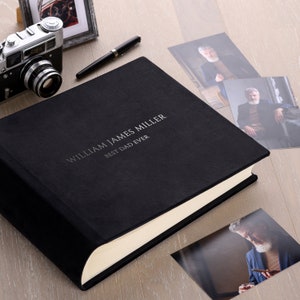 Traditional Photo Album | Elegant Handcrafted Memory Book | Best Dad Ever Gift | Archival Quality Album | Father&#39;s Day Gift