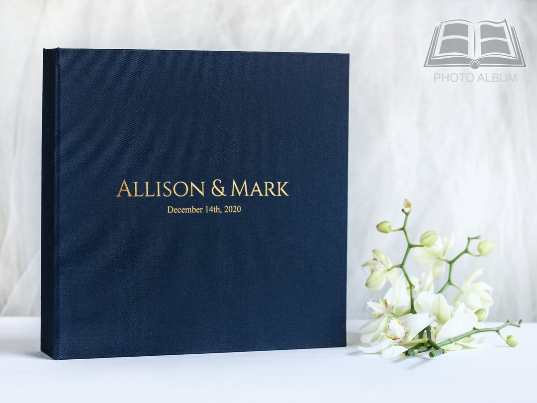 Scrapbook Photo Album 8x8 Inch DIY with Cover Photo Pocket 30 Pages Silk  Ribbon Craft Paper Album for Guest Book Anniversary Wedd 