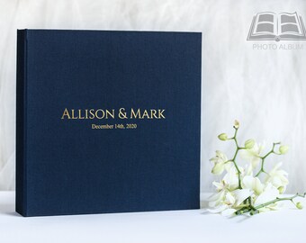 Hochzeit Jahrestag Fotoalbum, personalisiertes Familienfotoalbum, Reisefotoalbum, kundenspezifisches Scrapbookalbum, großes handgemachtes Fotoalbum