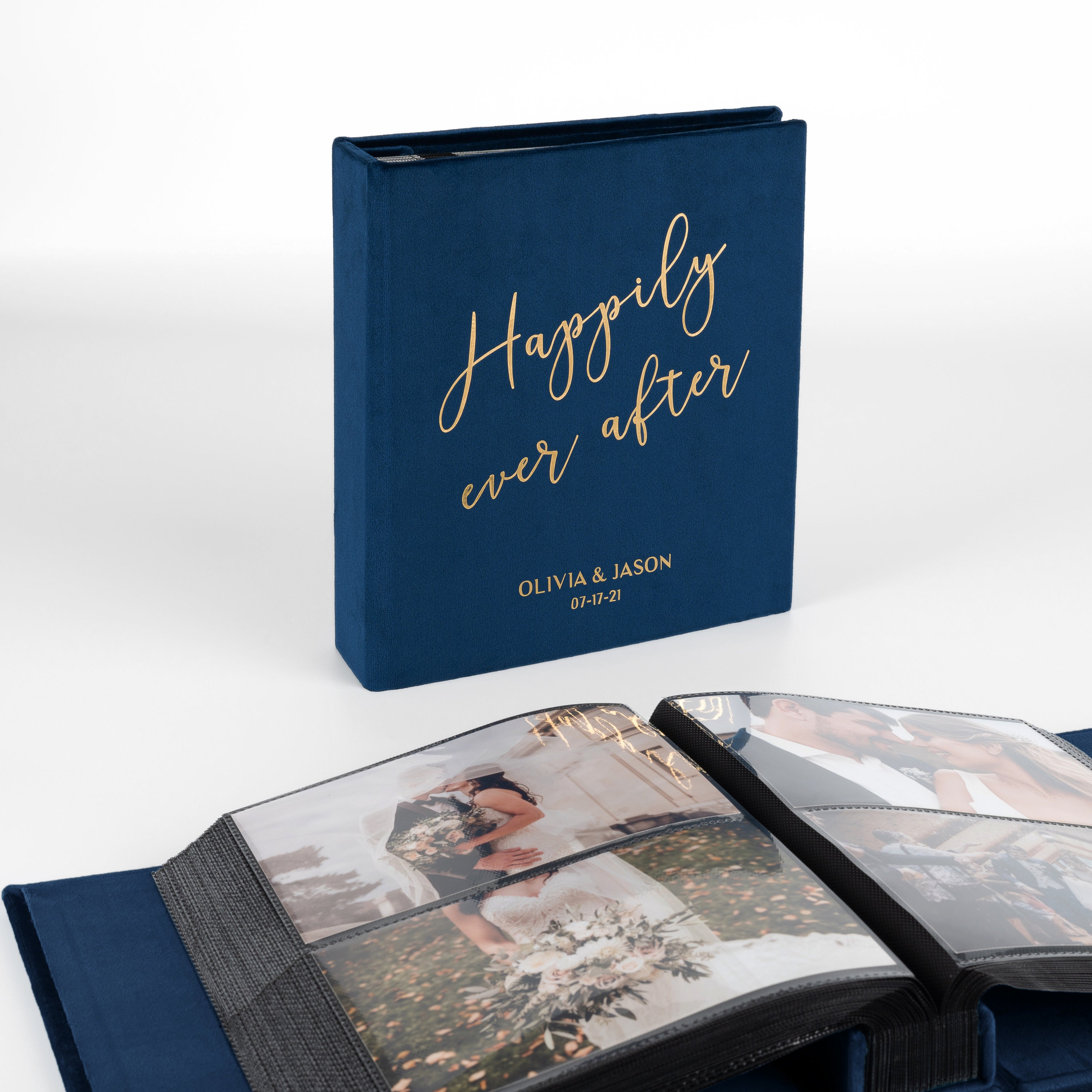 Photo Album With Sleeves for 40-400 4x6 or 5x7 Photos Slip in 