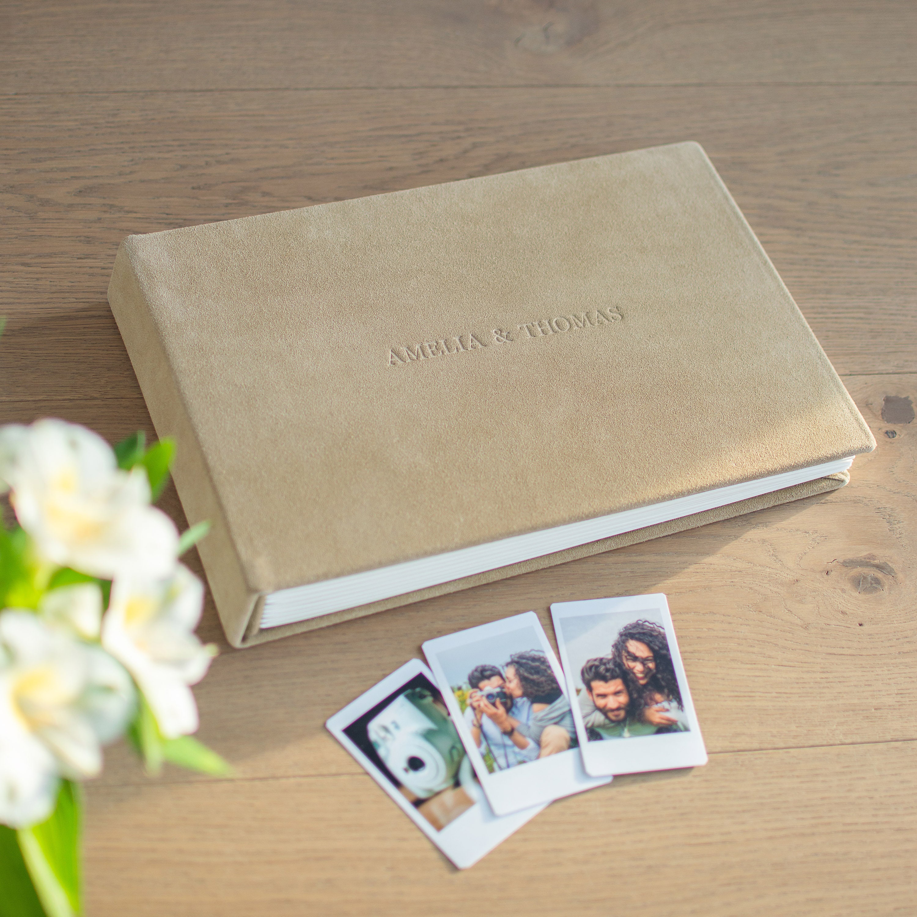Large Traditional Book Bound Wedding Photo Album, Linen Anniversary  Scrapbook Album, Modern Family Photo Book, Photo Album as Wedding Gift 