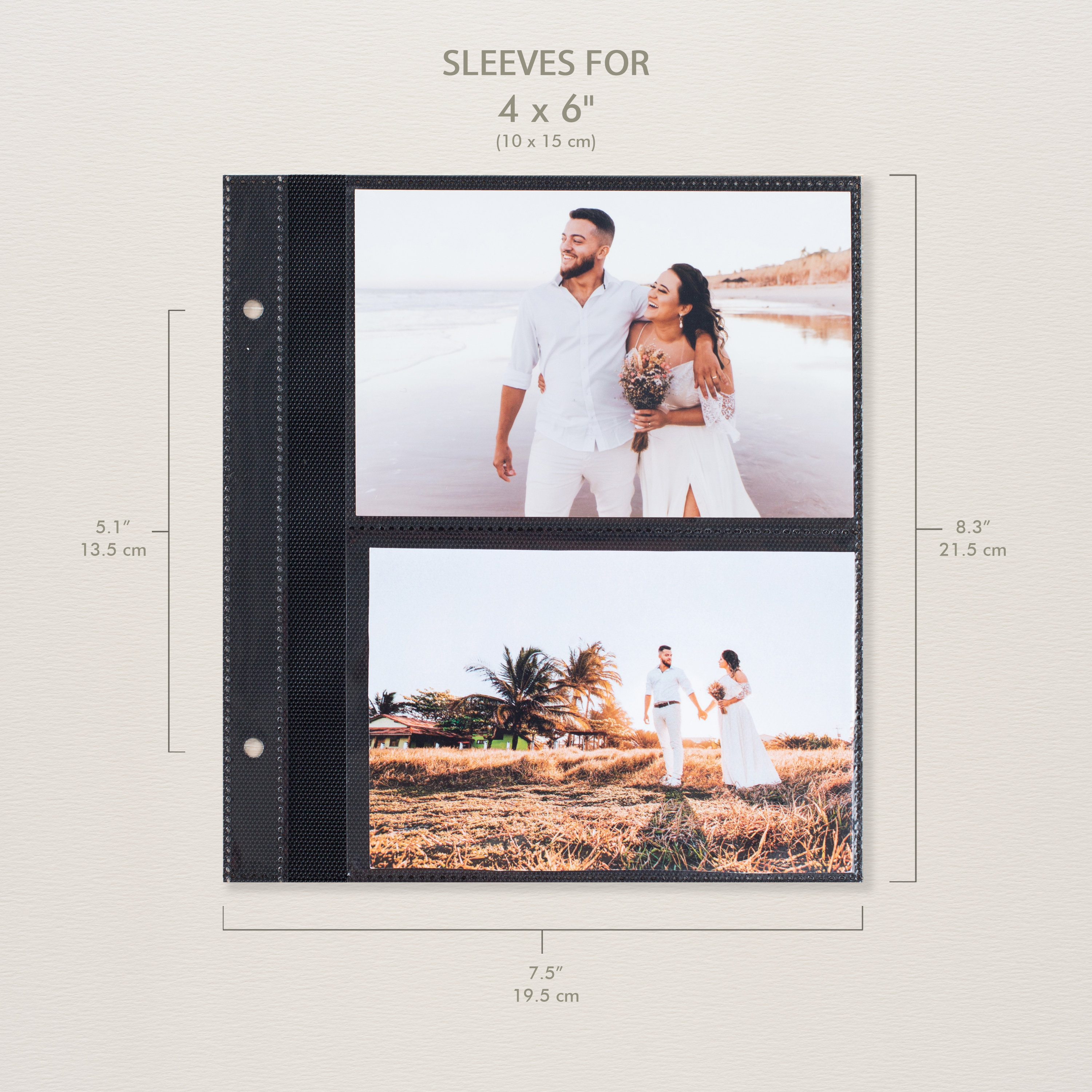 Sleeves for 4x6, 5x7, 8x10, 12x12 Photos Refills for Slip in Albums  10x15cm, 13x18cm 20x25cm and 30x30cm Photos Photo Album Pages -  Sweden