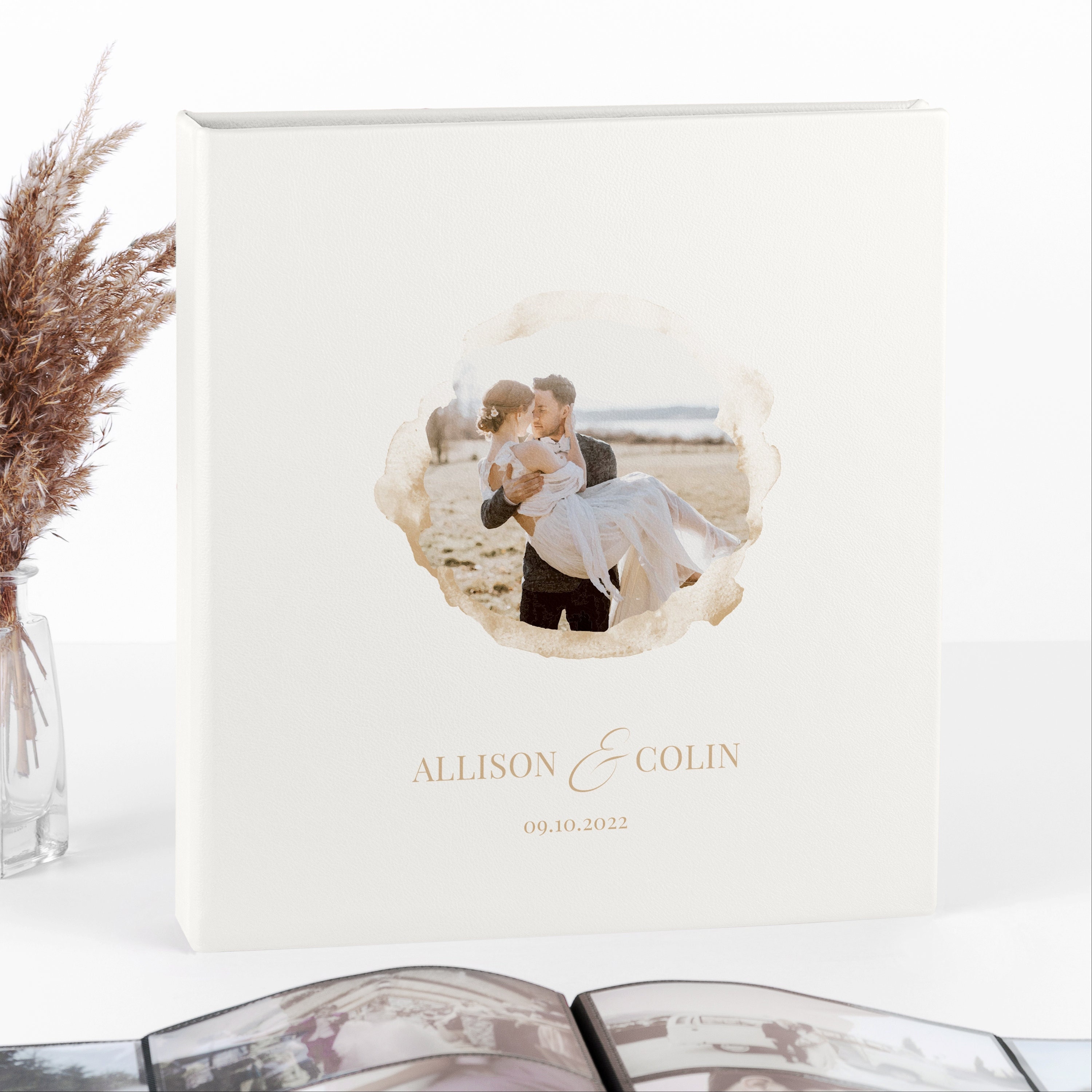 Album photo de mariage avec pochettes pour 100 à 1000 photos 4x6 Grand album  photo d'anniversaire en cuir écologique avec photo imprimée sur la  couverture -  France
