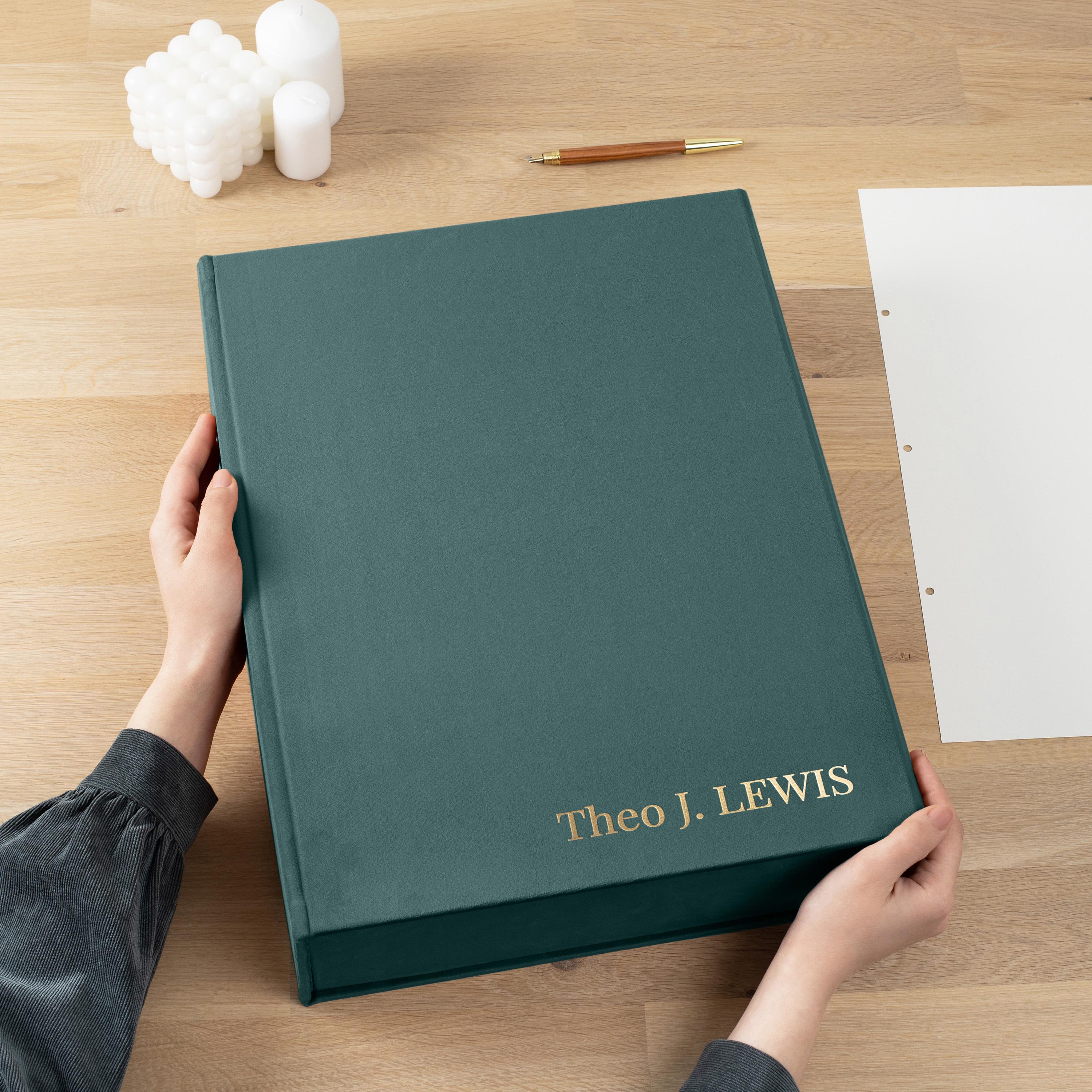 Ring Binder Box Holds A5, A4, A3, US Letter Paper | Custom Drop Back ...