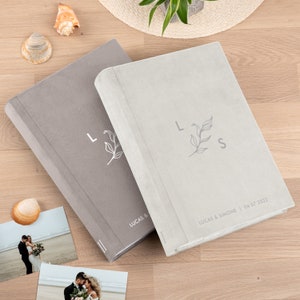 Slip In Photo Album for 300 4x6 Photos, Wedding Photo Album with Sleeves for 300 10x15cm Photos, Coffee Table Albums Hand Made in Europe