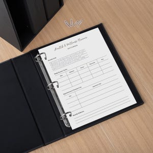 Pasta de couro com 2, 3 e 4 argolas | Pasta personalizada com capa dura | Pasta personalizada para papel A4 e tamanho carta
