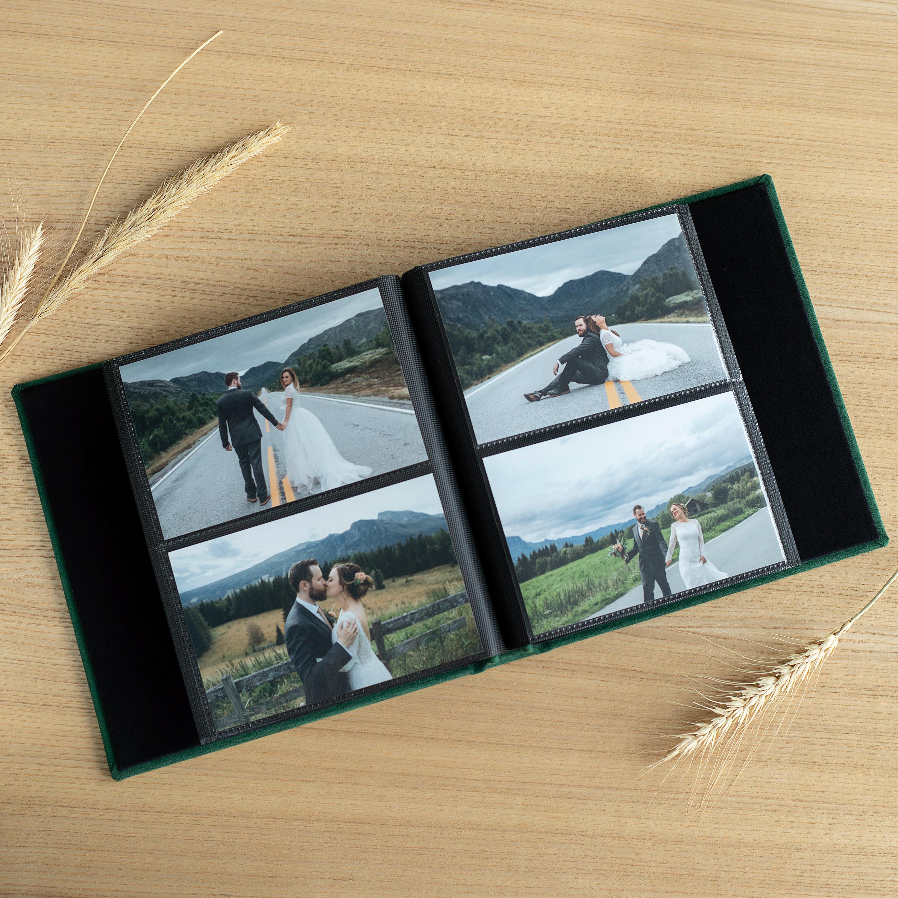 Photo Album With Sleeves for 40-200 4x6 or 5x7 Photos