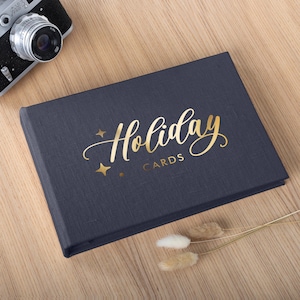 Libro per biglietti di auguri per biglietti 6x8 / Libro personalizzato con maniche 6x8 / Libro fotografico personalizzato per foto 15 x 20 cm / Contiene 10-100 biglietti