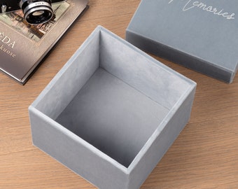 Wedding Keepsake Box, Personalized Linen Memory Box, Wedding Photo Album  Box, Custom Size Scrapbook Box, Large Wedding Gift Box 