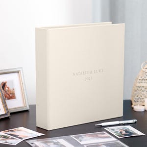 Carpeta de anillas de cuero con 2, 3 o 4 anillas / Portafolio de anillas de tapa dura personalizado / Carpeta de anillas personalizada para papel tamaño A4 y carta de EE. UU.
