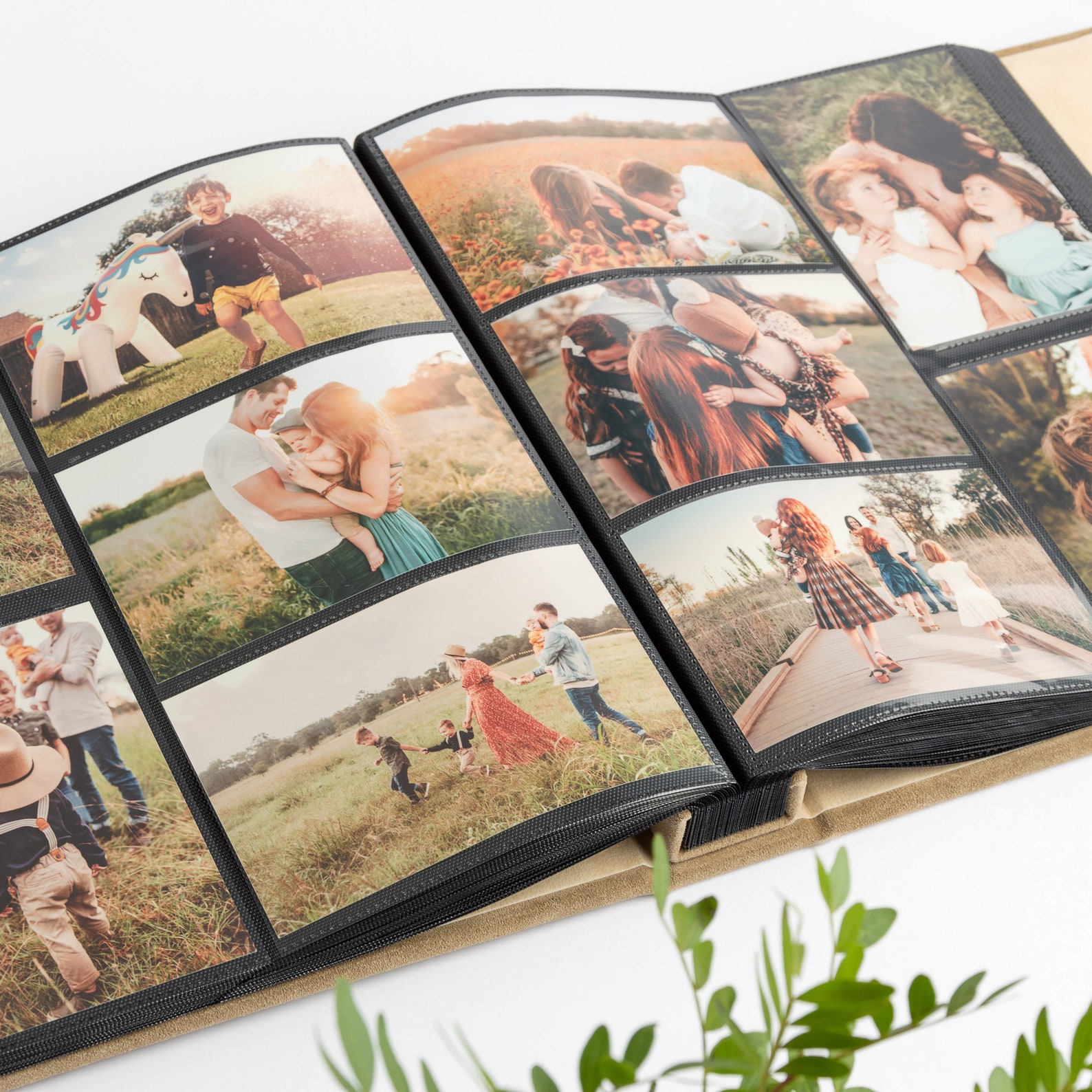 Suede Photo Album With Sleeves for 4x6 Photos Large Slip in Etsy