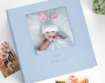 First Year Baby Memory Book, Traditional Baby Album, Baby Journal, Baby Shower Gift, Baby Boy Book, Story of You