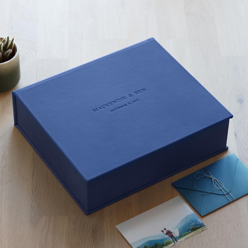Keepsake Box (18x16x3 MANGO MARGARITA COLOUR) Custom Memory Box for Photo Album
