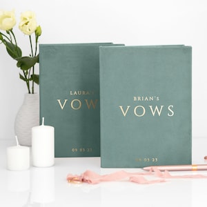 Livrets de voeux de mariage personnalisés, Livres de voeux de mariage personnalisés, Livres de voeux de mariage personnalisés, Livrets de voeux de mariage en velours italien de la plus haute qualité