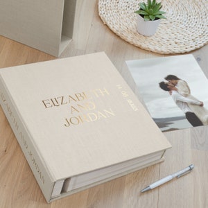 Self-adhesive Wedding Photo Album, Large Anniversary Photo Book, Family Travel Scrapbook Album, Bestseller Wedding Gift, Hand Made in Europe