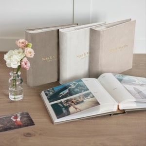 Slip In Photo Album for 200 4x6 Photos, Wedding Photo Album with Sleeves | Hand Made in Europe