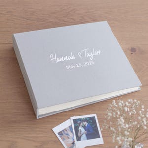 Libro degli ospiti per matrimonio in cotone, album fotografico personalizzato per tutte le dimensioni di pellicola Instax, mini quadrato largo, libro fotografico 4x6 2x6