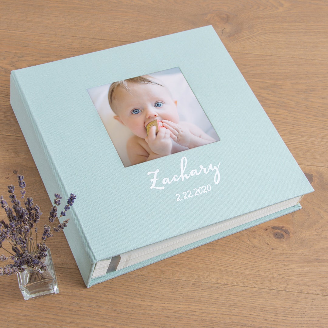Personalized Scrapbook Album With Self-adhesive Pages, Vintage