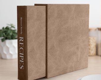 Personalized Recipe Book | Custom Cook Book Journal | Hard Cover Recipe Organizer | Ring Binder Recipe Planner | Bestseller Cooking Gift