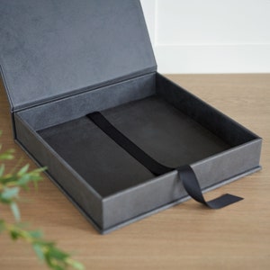 Leren aandenkendoos, doos gepersonaliseerde fotoalbum, herinneringsdoos bruiloft, plakboekdoos aangepast formaat, grote op maat gemaakte aandenkendoos