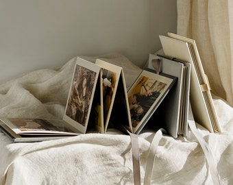 Mini Photo Album, Mini Scrapbook Album, Small Photo Album, Harmonica Album
