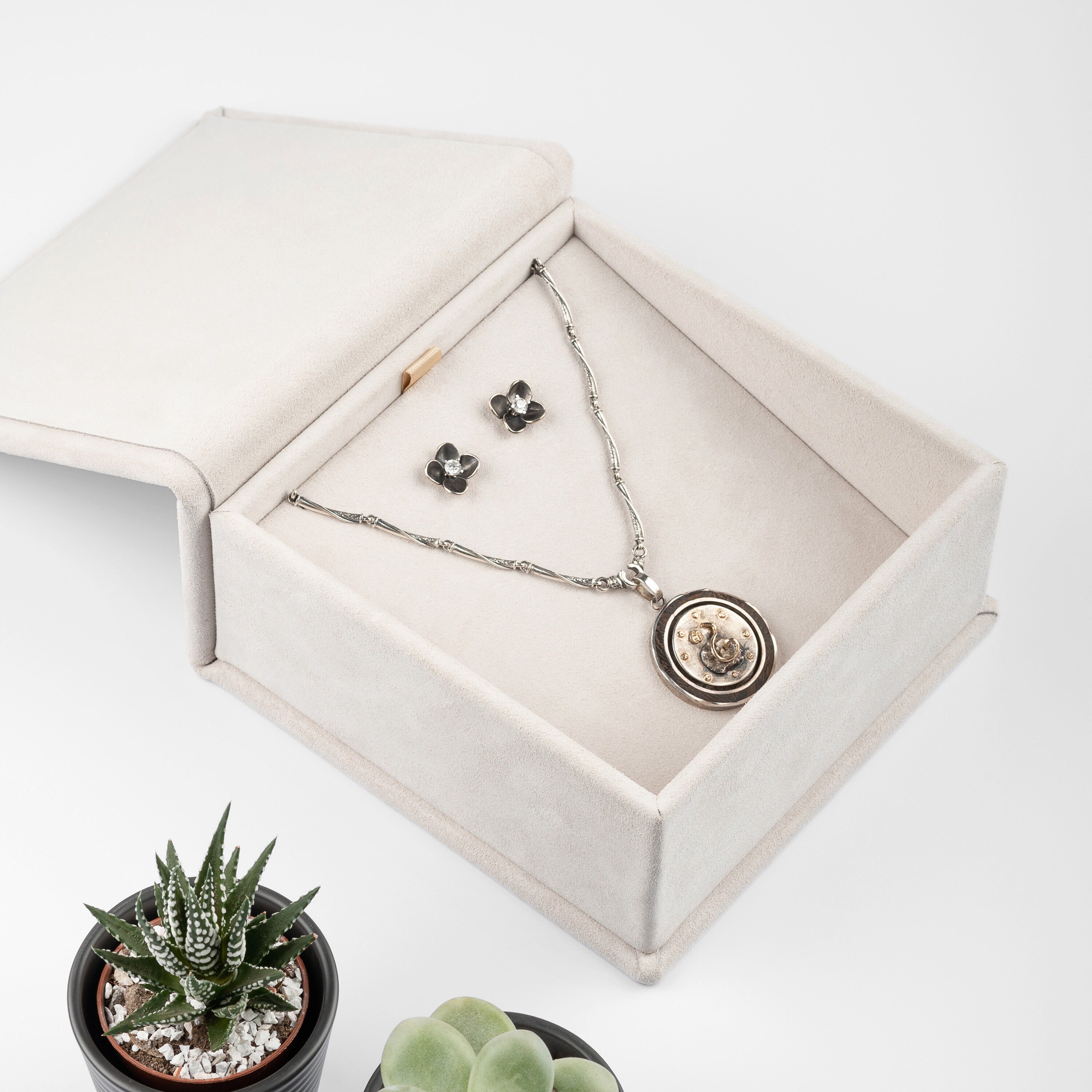 Coffret Bijoux étoilé - Collier + Boucles D'oreilles En Acier Inoxydable - Neuf Avec étiquettes