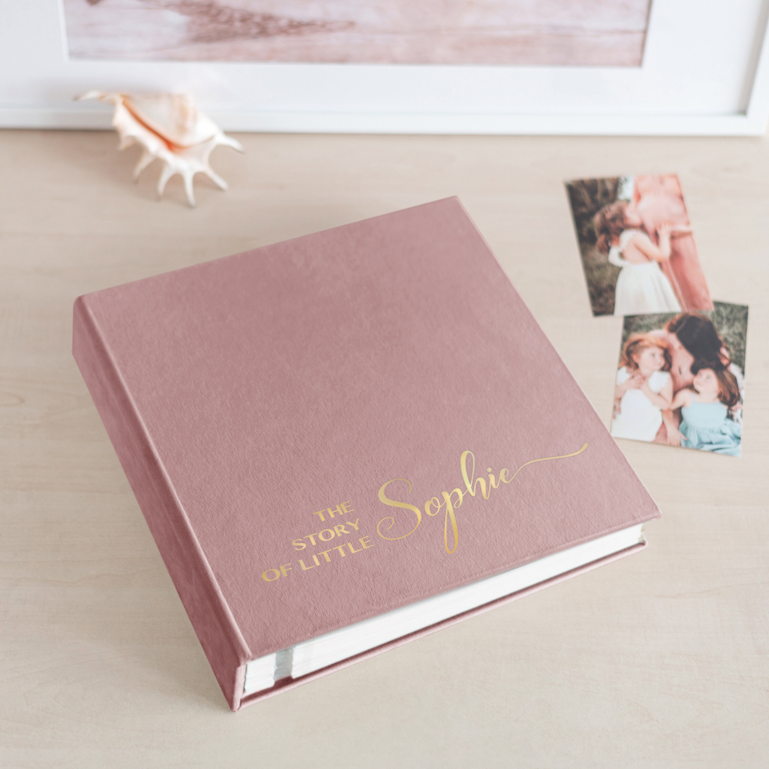 Personalized Baby Memory Book Selfadhesive Baby Shower Guest Etsy