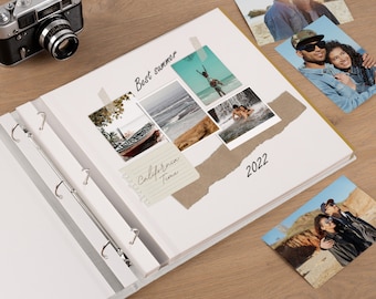 Lederen Fotoalbum Doe Het Zelf Plakboekalbum Foto Boek Bruiloft Gasten Boek Vintage Photo Album Scrapbook 60 Zwarte Pagina S Voor Kerst Verjaardag Jubileum Cadeau Voor Moeder Vrouw Man Vriend
