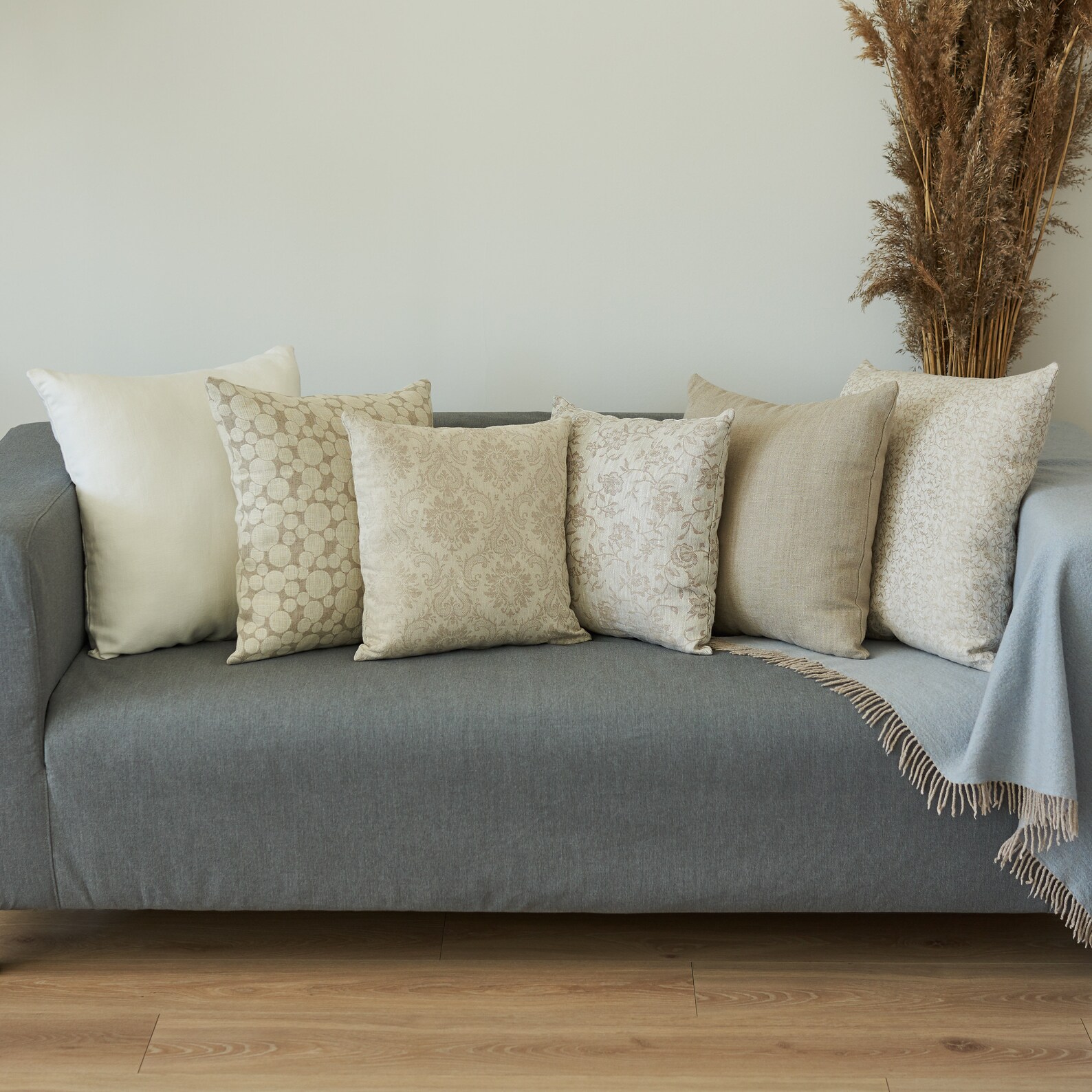 Linen Pillow Cover Natural Linen Throw Pillow Cover Etsy