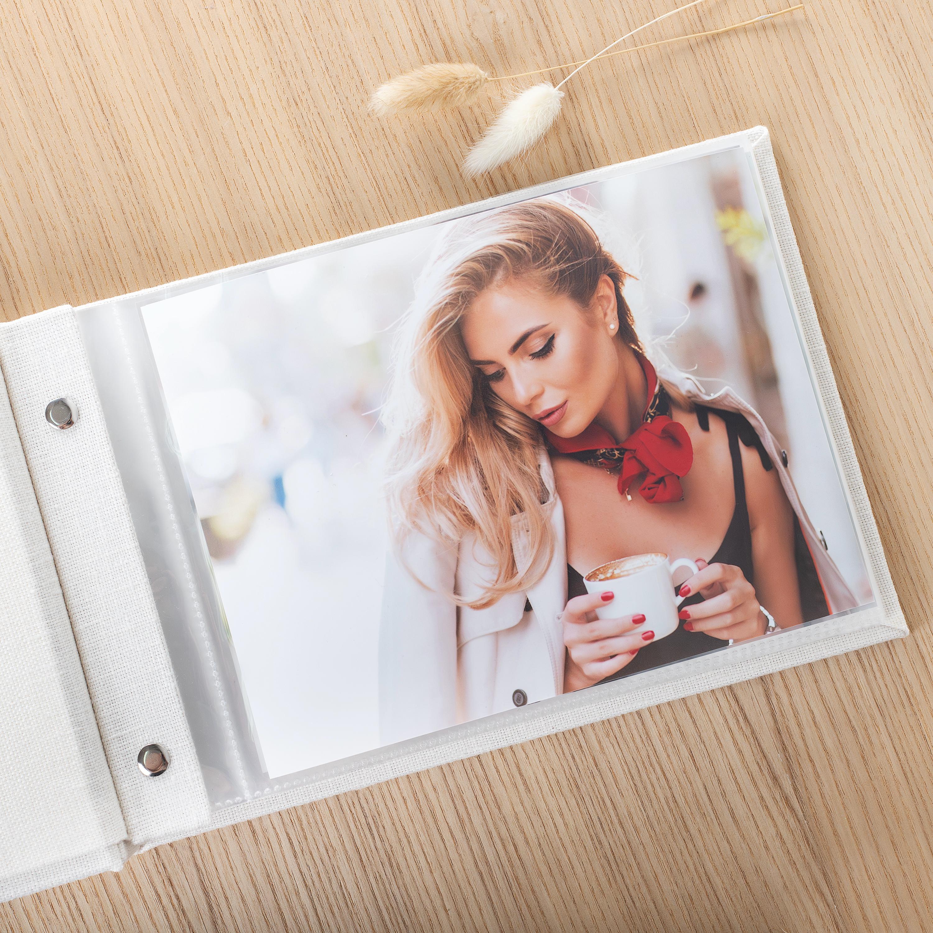 Photo Album for 8x6 Photos | Holds 20-100 Pictures | Personalized
