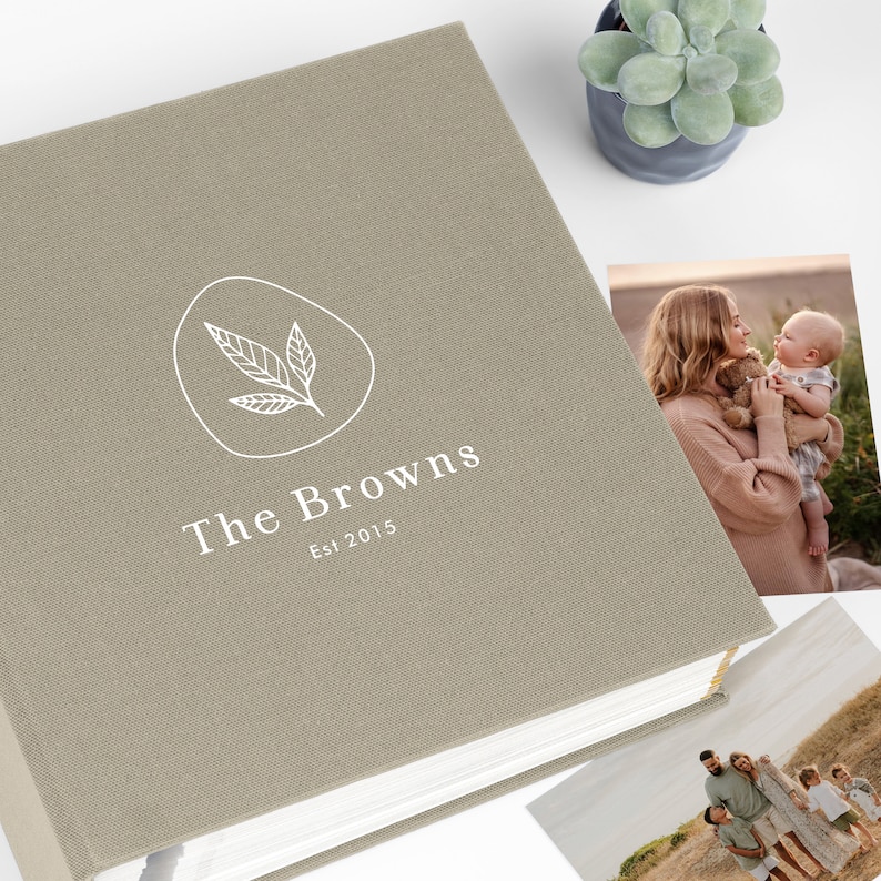 Photo Album With Sticky Pages Family Photo Album Travel Etsy