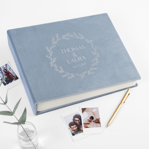 Wedding Guest Book Alternative Velvet Wedding Photo Album for Etsy