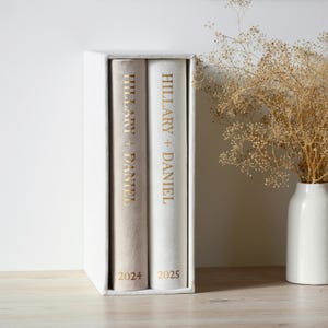 Slip In Photo Album for 300 4x6 Photos | Wedding Photo Album with Sleeves for 10x15cm Photographs | Unique Wedding Anniversary Gift