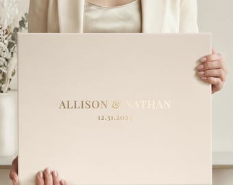 Álbum de fotos de boda extragrande / Libro de recuerdos XXL personalizado / Álbum de recortes personalizado hecho a mano por Arcoalbum