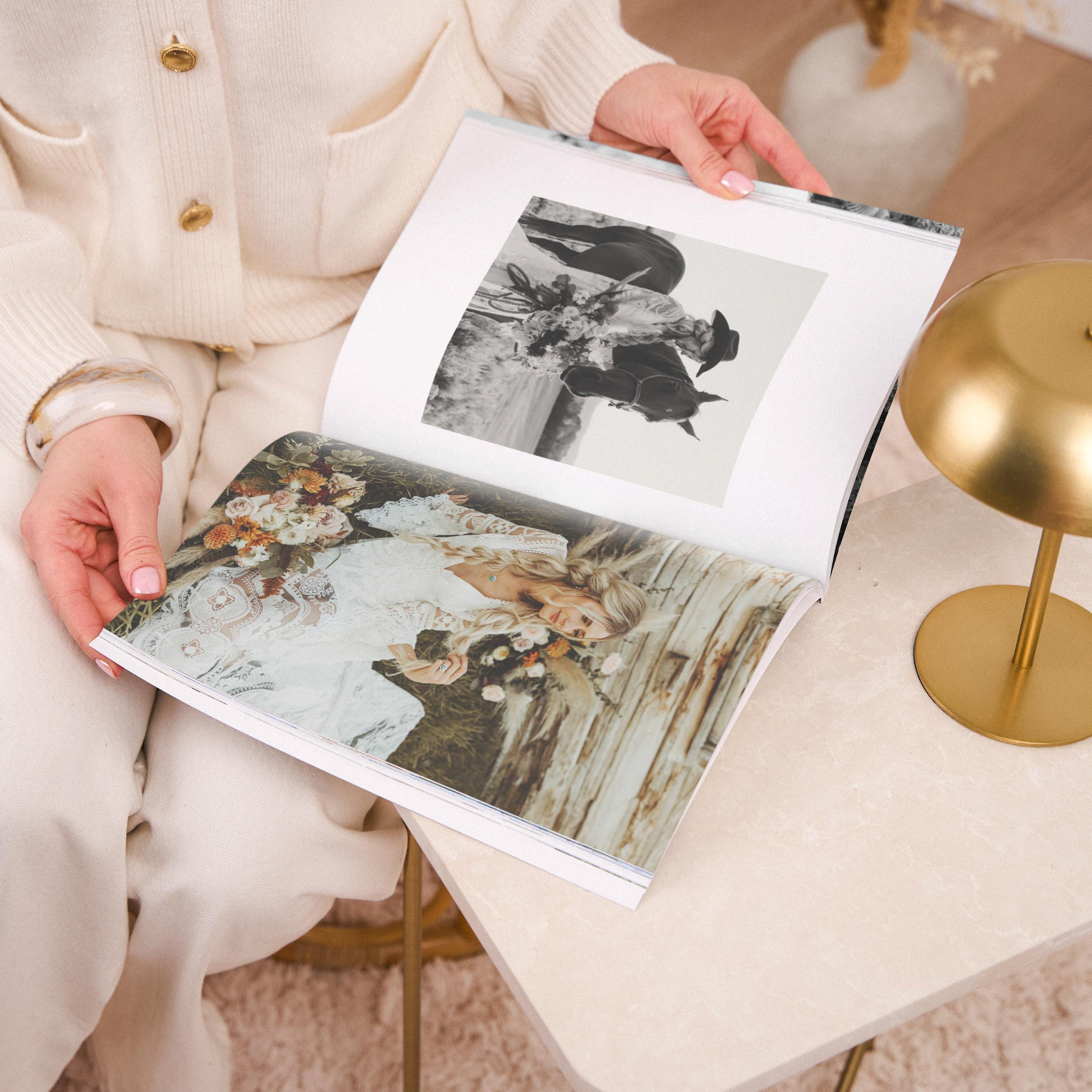 Custom Wedding Photo Book | Personalized Printed Memory Album ...