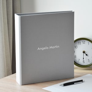 Carpeta de anillas con 2, 3 o 4 anillas / Carpeta de anillas personalizada con bolsillo en el lado derecho / Carpeta de anillas personalizada para tamaños A4, A3, carta de EE. UU. y legal