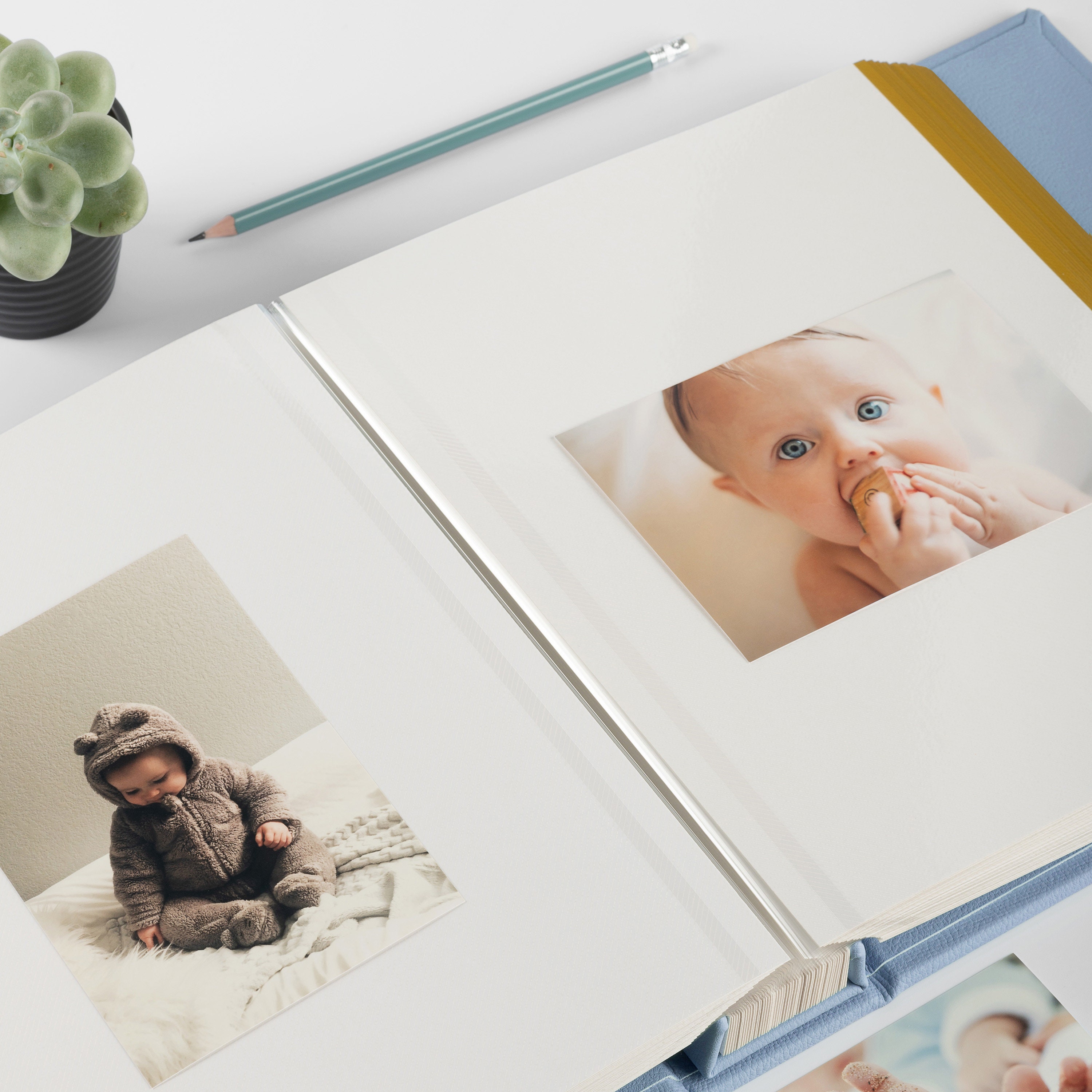 Álbum de fotos de bebé autoadhesivo, libro de memoria de bebé, álbum de  recortes de baby boy girl impreso en UV -  España