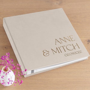 Personalized Wedding Photo Album | Large Self-Adhesive Scrapbook | Custom Anniversary Gift | Family Keepsake Coffee Table Book | Arcoalbum