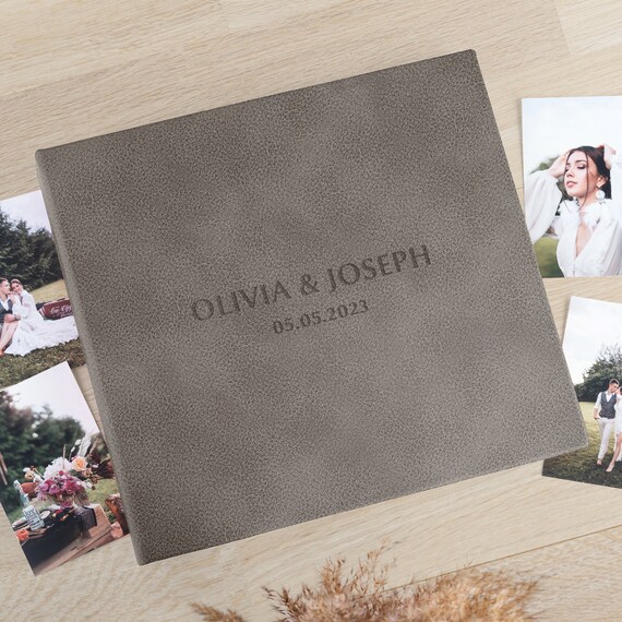 Large Photo Album, Personalized Photo Album, Album for 4 X 6 Photos 