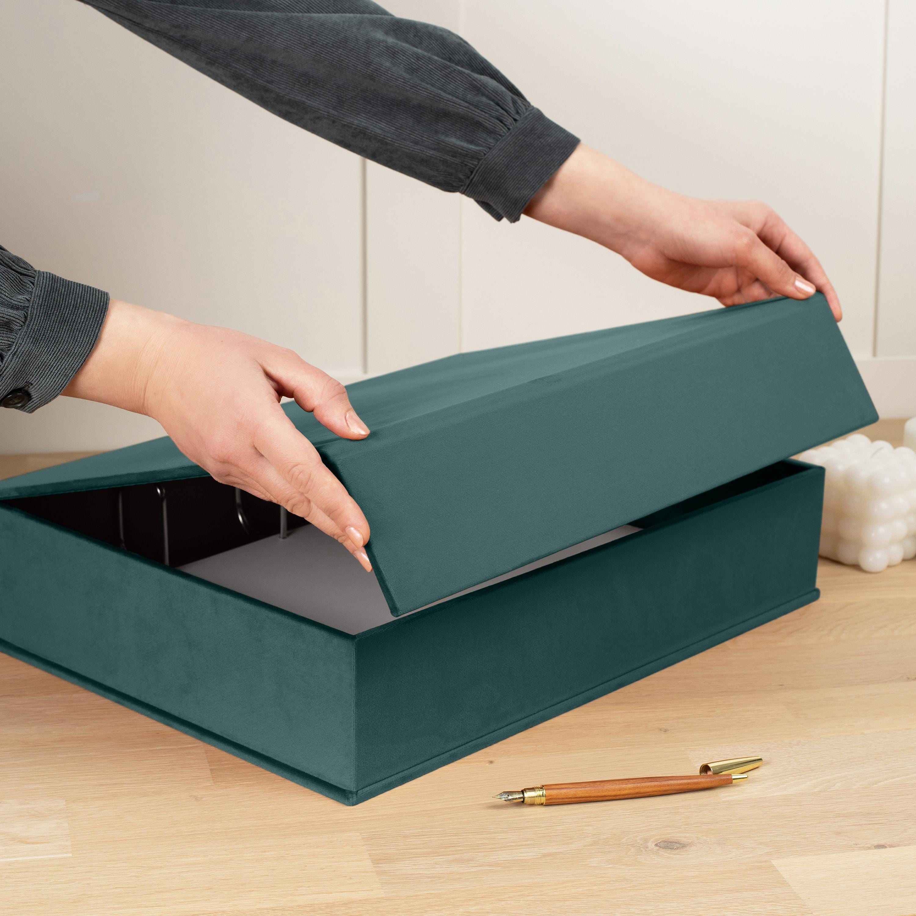 Ring Binder Box Holds A5, A4, A3, US Letter Paper | Custom Drop Back ...