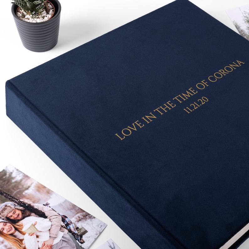 Selfadhesive Album Velvet Anniversary Scrapbook Album Etsy