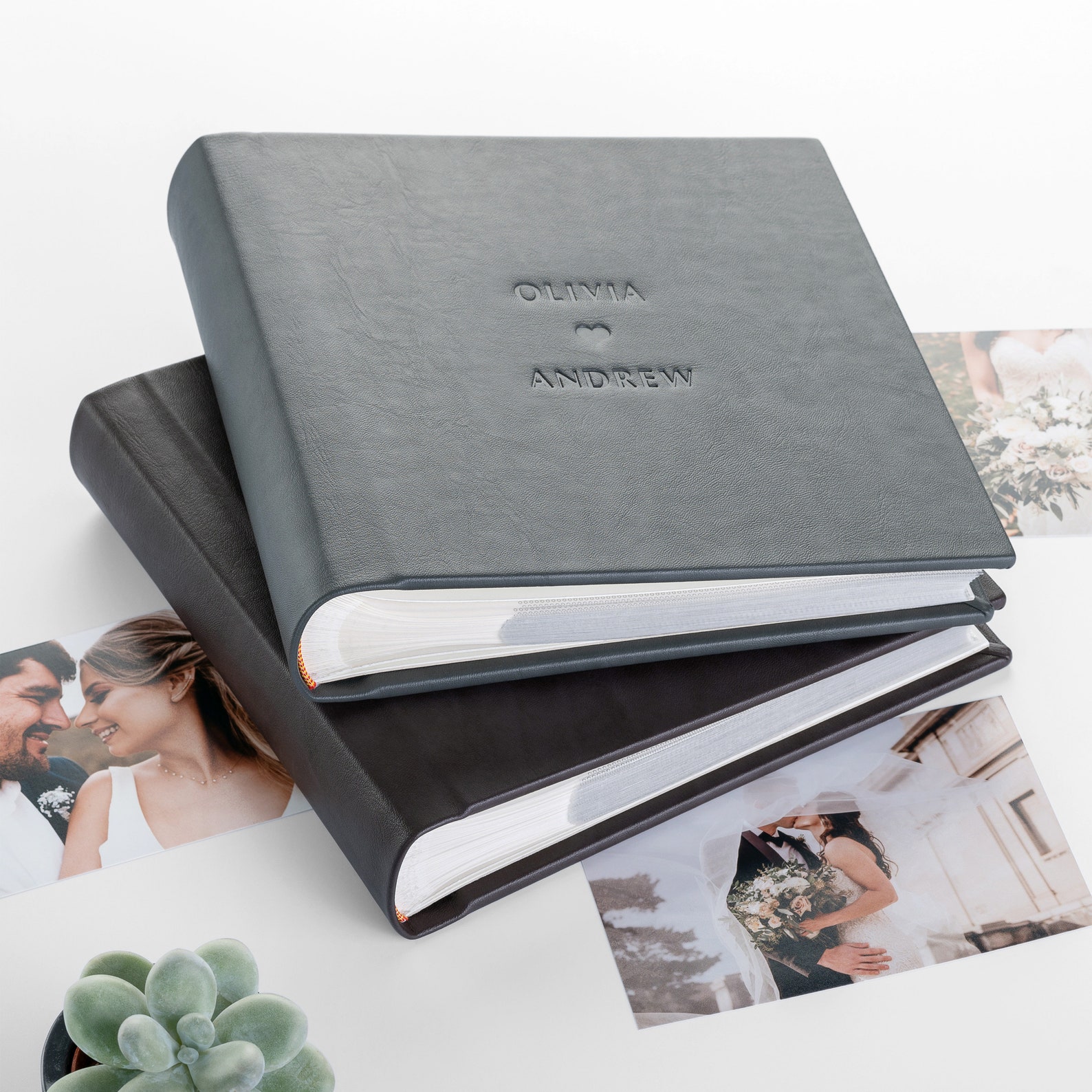 Slip In Photo Album for 200 4x6 5x7 Photos Personalized Etsy